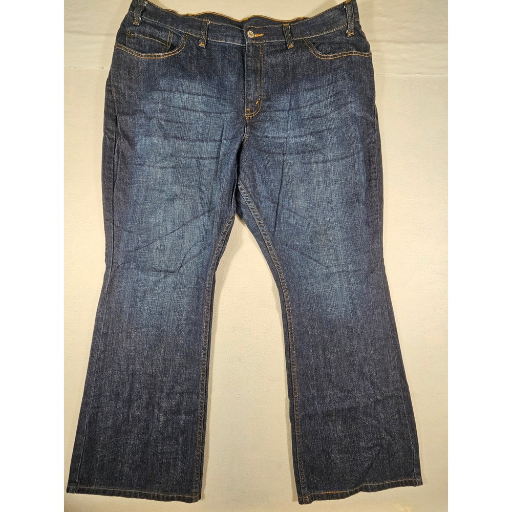 Levis 515 Boot Cut Jeans Womens 20W Dark Wash Lower Rise 100% Cotton 09524-6401